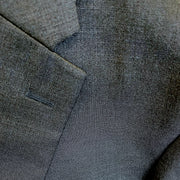 3pc Charcoal Sharkskin Suit - Augustino Luxe