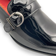 Black Patent Leather Slip-On Tuxedo Shoe