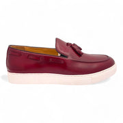 Leather Tassel Slip-On Sneakers