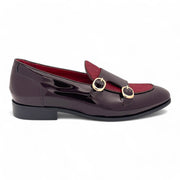 Double Monk Strap Patent Loafer
