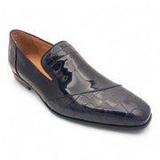 Two Tone Croc Embossed Loafer